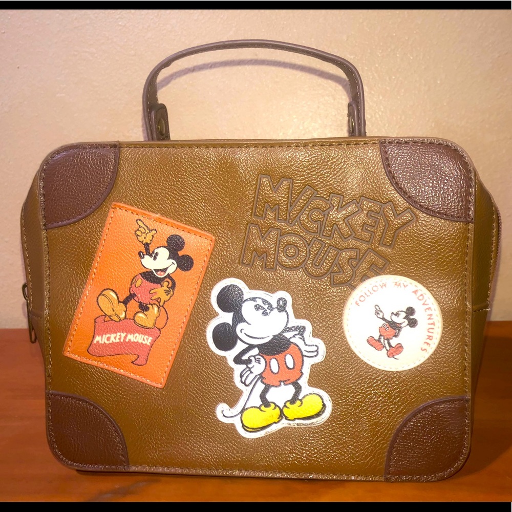 Mickey Mouse Travel Suitcase Style crossbody bag